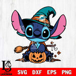 Miami Dolphins Stitch witch Football Svg Eps Dxf Png File, NFL svg, Digital Download, Instant Download