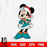 Miami Dolphins mickey christmas 2 Svg Eps Dxf Png File, Digital Download, Instant Download