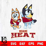 Miami Heat Bluey Chilli Mode Dance Svg Eps Dxf Png File, Digital Download, Instant Download