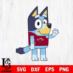 Miami Heat Bluey sport 5 Svg Eps Dxf Png File, Digital Download, Instant Download