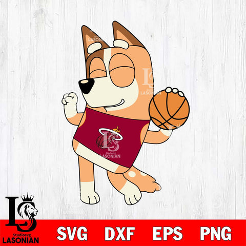 Miami Heat Chilli bluey sport Svg Eps Dxf Png File, Digital Download, Instant Download