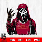 Miami Heat Ghostface Horror basketball SVG DXF EPS PNG FILE, NBA File Cut,Halloween Digital Download,Instant Download, Silhouette