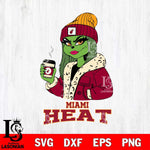 Miami Heat Girls Grinch Bougie Svg Eps Dxf Png File, Digital Download, Instant Download