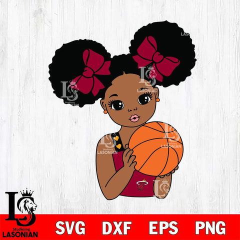 Miami Heat Girls sport 11 Svg Eps Dxf Png File, Digital Download, Instant Download