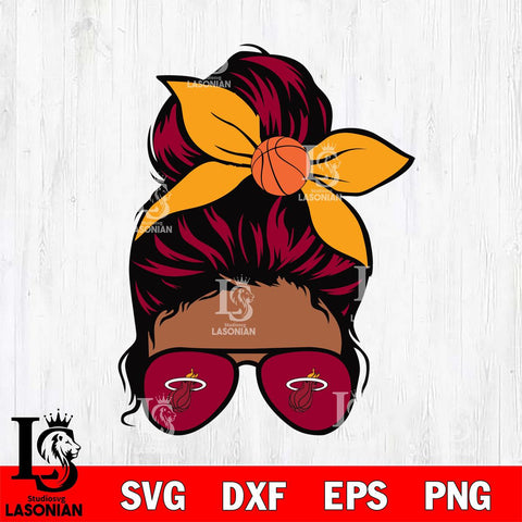Miami Heat Girls sport 9 Svg Eps Dxf Png File, Digital Download, Instant Download