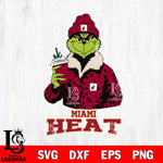 Miami Heat Grinch Leopard Svg Eps Dxf Png File, Digital Download, Instant Download