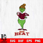 Miami Heat Grinch Leopard Coffee Svg Eps Dxf Png File, Digital Download, Instant Download