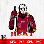 Miami Heat Jason Voorhees Horror 3 Svg Eps Dxf Png File, NBA svg, Digital Download, Instant Download