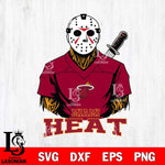 Miami Heat Jason Voorhees Horror 4 Svg Eps Dxf Png File, NBA svg, Digital Download, Instant Download
