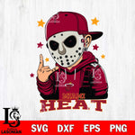 Miami Heat Jason Voorhees Horror 9 Svg Eps Dxf Png File, NBA svg, Digital Download, Instant Download