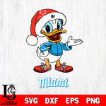 Miami Marlins Donald Duck Christmas Baseball Svg Eps Dxf Png File,MLB File Cut ,Baseball Digital Download , Instant Download, Svg Files
