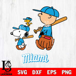 Miami Marlins Peanuts Top Sport Svg Eps Dxf Png File, MLB File Cut,Digital Download,Instant Download,MLB Svg Files