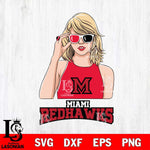 Miami RedHawks And Taylor Swift Fan Svg Eps Dxf Png File, Digital Download, Instant Download