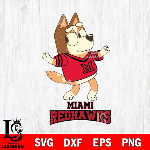 Miami RedHawks Chilli Dance Svg Eps Dxf Png File, Digital Download, Instant Download