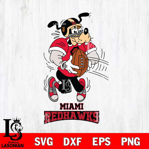 Miami RedHawks Goofy Sport Football SVG DXF EPS PNG FILE,NCAA svg ,Football Digital Download,Instant Download, Silhouette