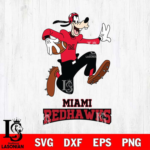 Miami RedHawks Goofy rugby Sport SVG DXF EPS PNG FILE,NCAA svg ,Football Digital Download,Instant Download, Silhouette