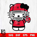 Miami RedHawks Hello Kitty sport 6 Svg Eps Dxf Png File, NCAA svg, Digital Download, Instant Download