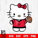 Miami RedHawks Hello Kitty sport 7 Svg Eps Dxf Png File, NCAA svg, Digital Download, Instant Download