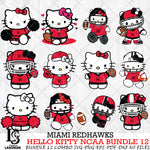 Miami RedHawks NCAA Bundle 12 Svg Eps Dxf Png File, NCAA svg, Digital Download, Instant Download