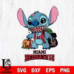 Miami RedHawks Stitch Zombie Svg Eps Dxf Png File, NCAA svg, Digital Download, Instant Download