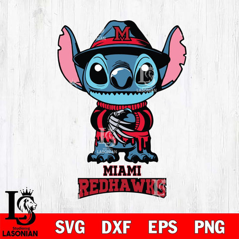 Miami RedHawks Stitich Freddy Krueger Svg Eps Dxf Png File, NCAA svg, Digital Download, Instant Download