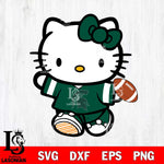 Michigan State Spartans Cute Hello Kitty Football 7 Svg Eps Dxf Png File, NCAA svg, Digital Download, Instant Download