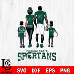 Michigan State Spartans Family Love Rugby SVG DXF EPS PNG FILE,NCAA SVG, Father day Digital Download,Instant Download, Silhouette