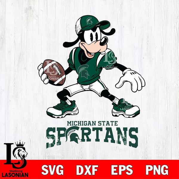 Michigan State Spartans Goofy Disney – lasoniansvg