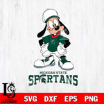 Michigan State Spartans Goofy Sport SVG DXF EPS PNG FILE,NCAA svg ,Football Digital Download,Instant Download, Silhouette