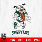Michigan State Spartans Goofy Sport Football SVG DXF EPS PNG FILE,NCAA svg ,Football Digital Download,Instant Download, Silhouette