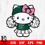 Michigan State Spartans Hello Kitty Cheerleader 5 Svg Eps Dxf Png File, Digital Download, Instant Download