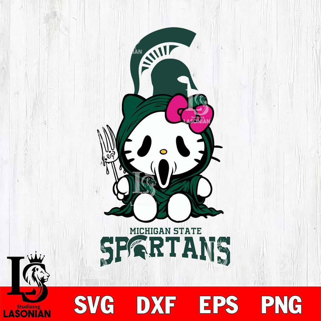 Michigan State Spartans Hello Kitty Horror 4 – lasoniansvg