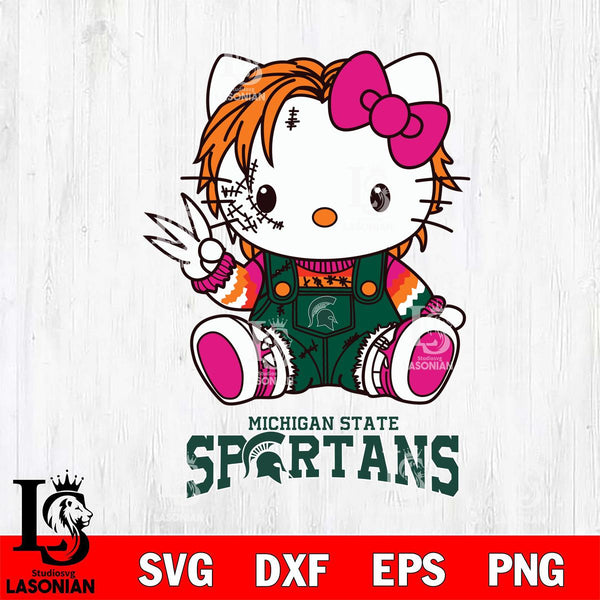 Michigan State Spartans Hello Kitty Horror – lasoniansvg