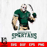 Michigan State Spartans Jason Voorhees Svg Eps Dxf Png File, Digital Download