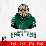 Michigan State Spartans Jason Voorhees 4 Svg Eps Dxf Png File, Digital Download