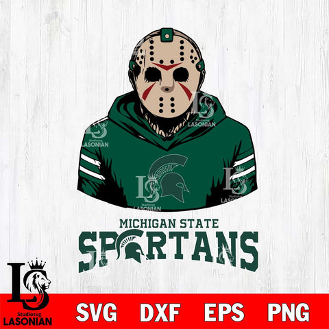 Michigan State Spartans Jason Voorhees 4 Svg Eps Dxf Png File, Digital Download