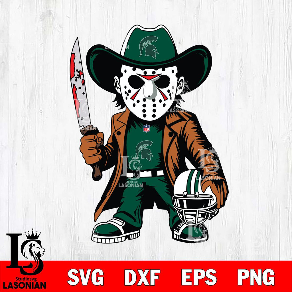 Michigan State Spartans Jason Voorhees Horror – lasoniansvg