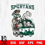 Michigan State Spartans Jason Voorhees Horror 10 Svg Eps Dxf Png File, NCAA svg, Digital Download, Instant Download