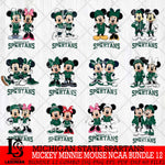 Michigan State Spartans Mickey Minnie Mouse NCAA Bundle 12 Svg Eps Dxf Png File, Bundle NCAA svg , File Cut , Digital Download , Instant Download, Cut Svg Files