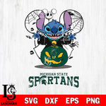 Michigan State Spartans Stitch Horror Halloween Svg Eps Dxf Png File, Digital Download, Instant Download