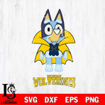 Michigan Wolverines Bluey Dracula Halloween Svg Eps Dxf Png File, Digital Download, Instant Download