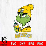 Michigan Wolverines Boujee Grinch Christmas Cut Files Cricut, Svg Dxf Eps Png file, Digital download , Silhouette