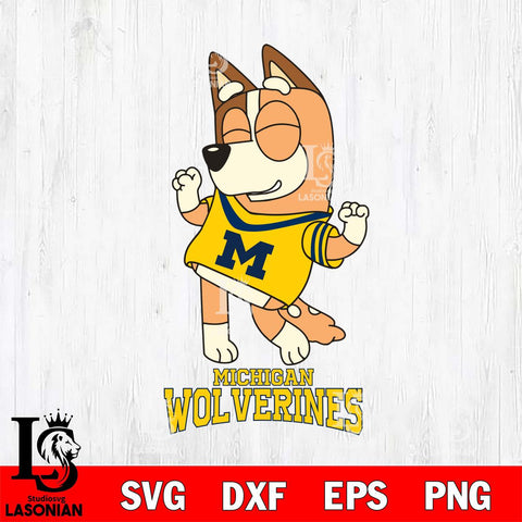 Michigan Wolverines Chilli Dance Sport Svg Eps Dxf Png File, Digital Download, Instant Download