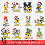 Michigan Wolverines Disney NCAA Sport Bundle SVG PNG Svg Eps Dxf Png File, Digital Download
