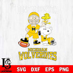Michigan Wolverines Snoopy Dont mess with SVG DXF EPS PNG FILE,Snoopy File Cut, NCAA Digital Download,Instant Download,Christmas Silhouette