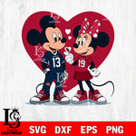 Mickey Dallas Cowboy Minnie Cardinals SVG DXF EPS PNG FILE, NFL File Cut, Digital Download,Instant Download, Silhouette