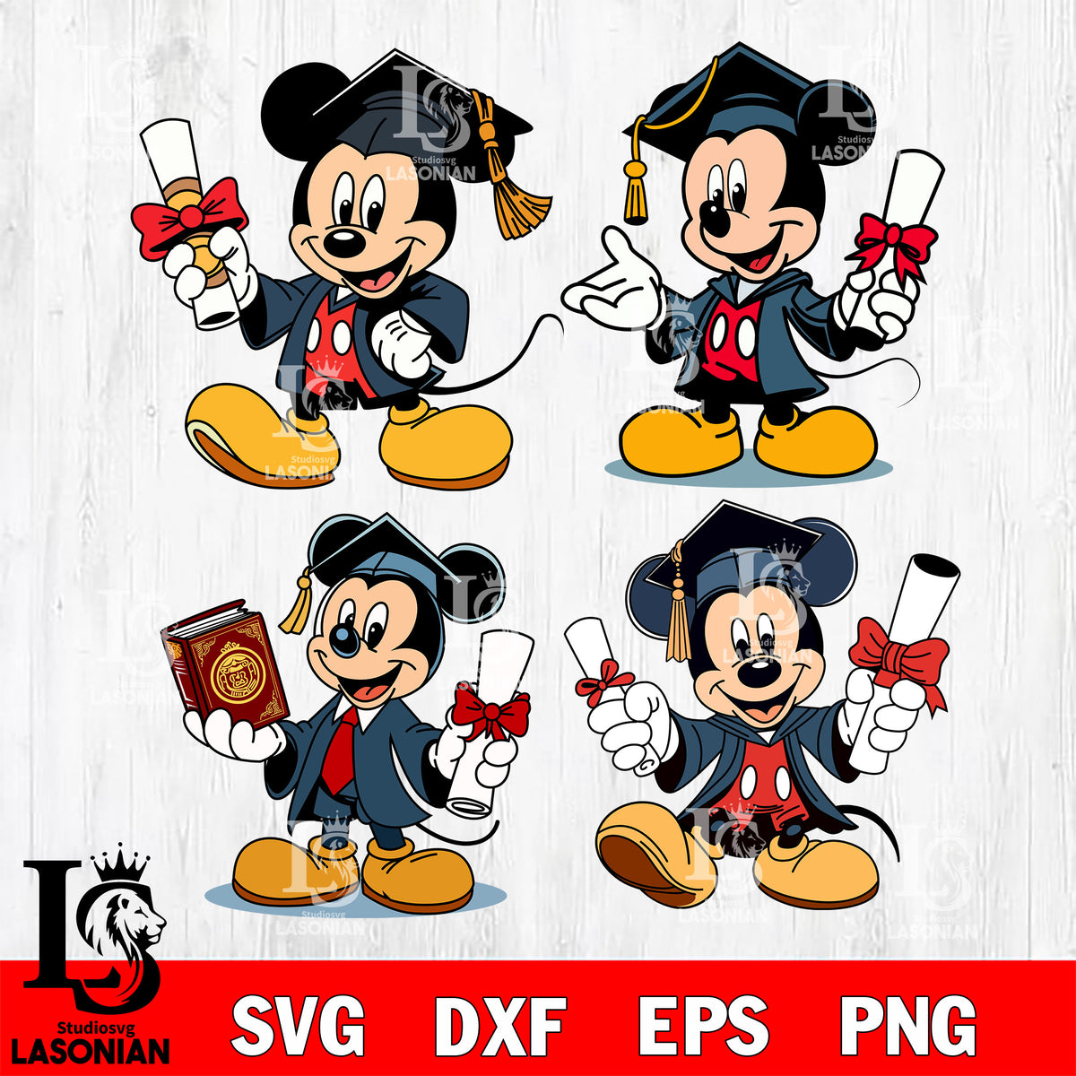 Mickey Mouse Graduation Bundle – lasoniansvg