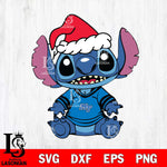 Middle Tennessee Blue Raiders Baby Stitch Christmas Svg Eps Dxf Png File, Digital Download, Instant Download