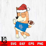 Middle Tennessee Blue Raiders Bluey Chilli Christmas Svg Eps Dxf Png File, Digital Download, Instant Download