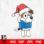Middle Tennessee Blue Raiders Bluey Jack Christmas Svg Eps Dxf Png File, Digital Download, Instant Download